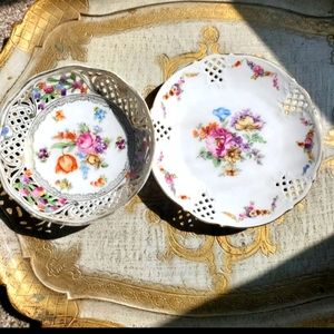 Vintage Schumann Bavaria Dresden Plate Bowl